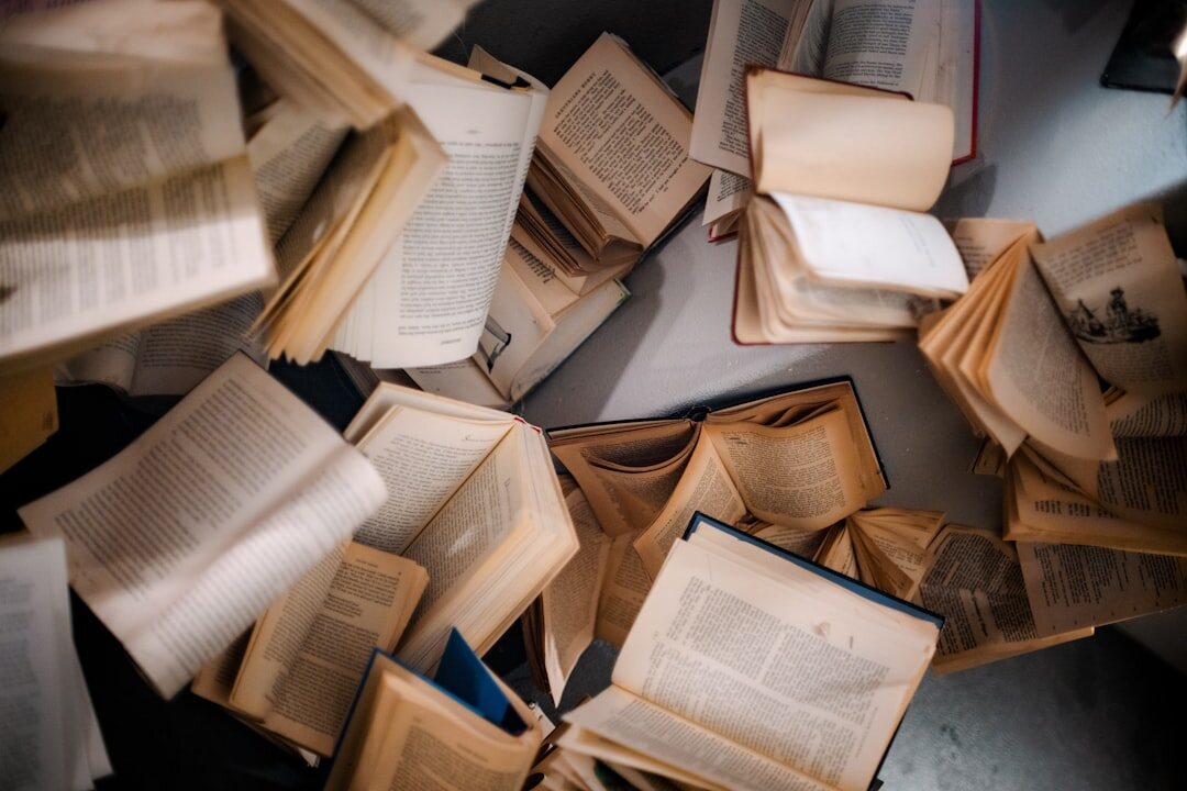 pile of mystery books
