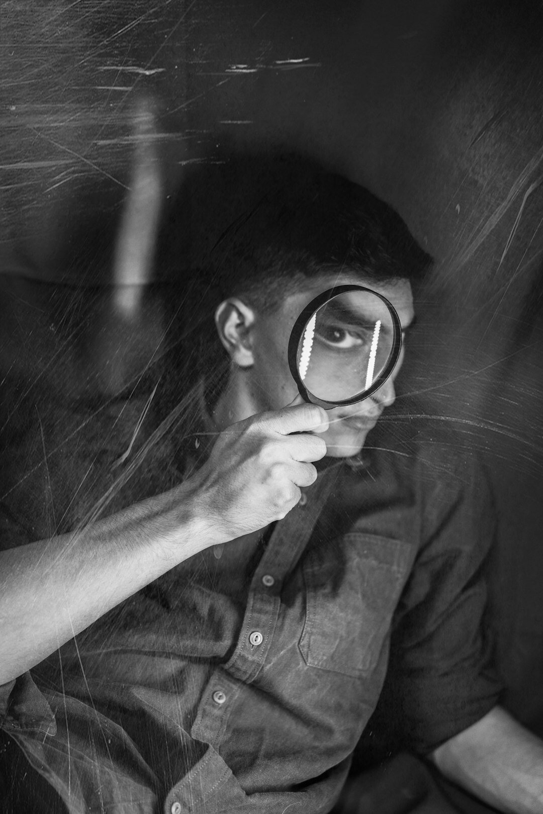 detective investigating clues