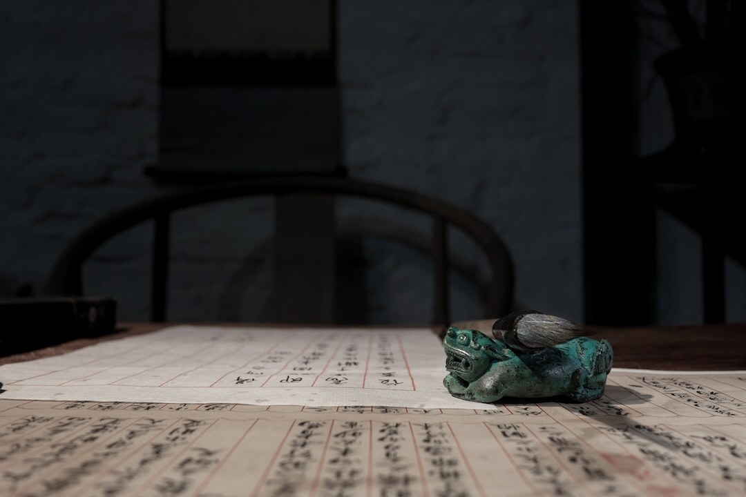 ancient scroll with mystery story